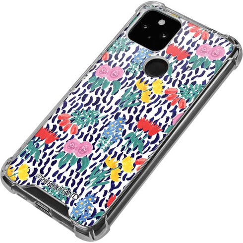Bouffants and Broken Hearts Bouquets Print Google Pixel 5 Clear Case